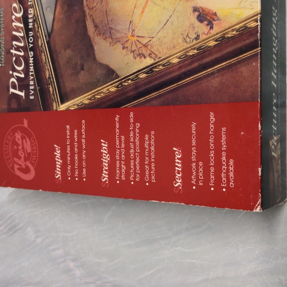 Picture hanging kit for wooden & metal frames by Track Master Systems - Picture 3 of 5